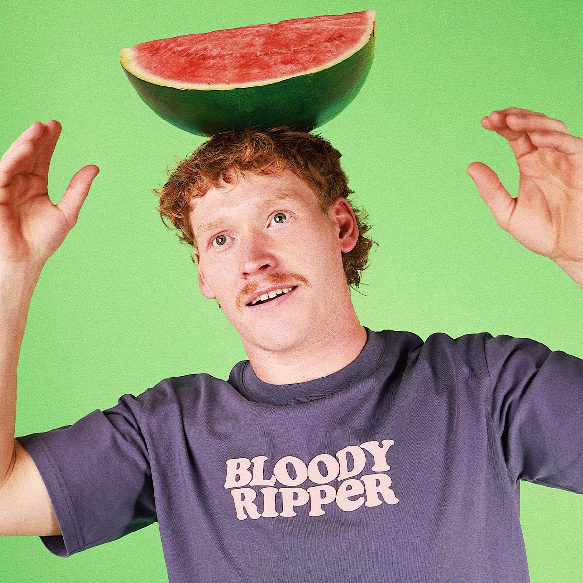 Bloody Ripper Slang Tee In Navy