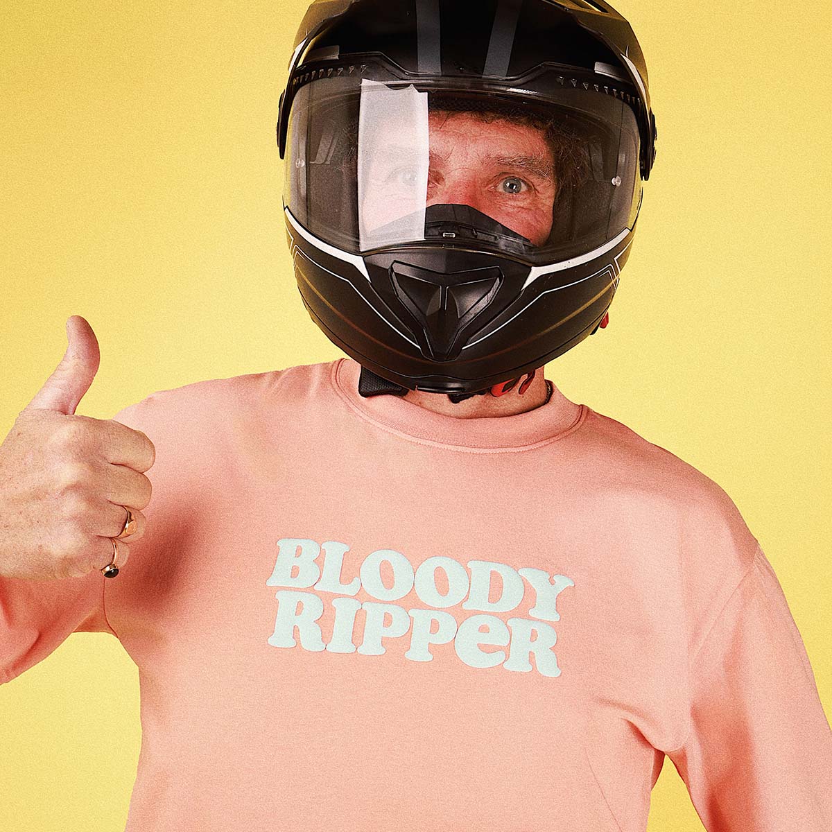 Bloody Ripper Slang Tee In Coral