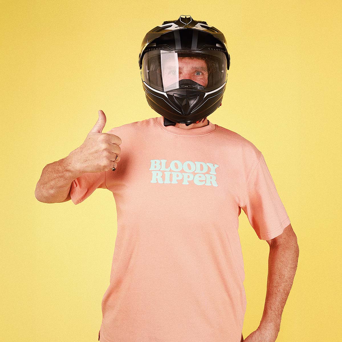 Bloody Ripper Slang Tee In Coral