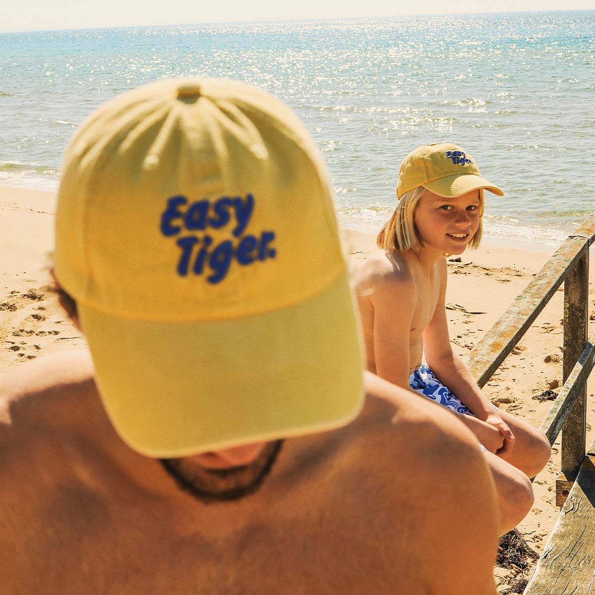 Easy Tiger Cotton Cap in Mustard