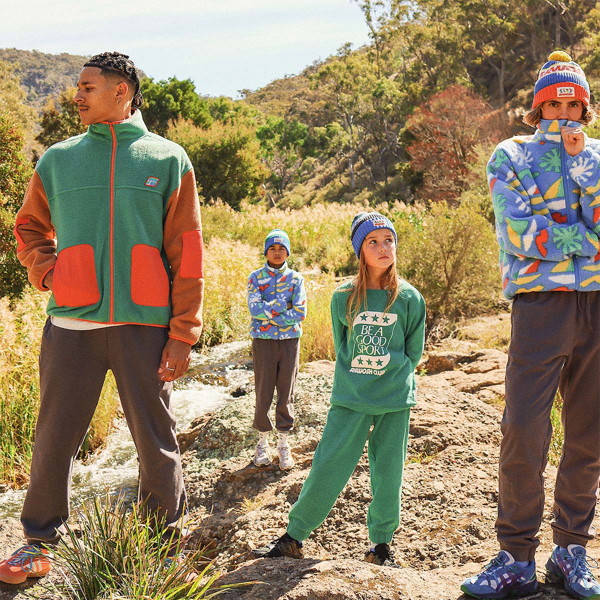 Kids Track Pant in Alpine