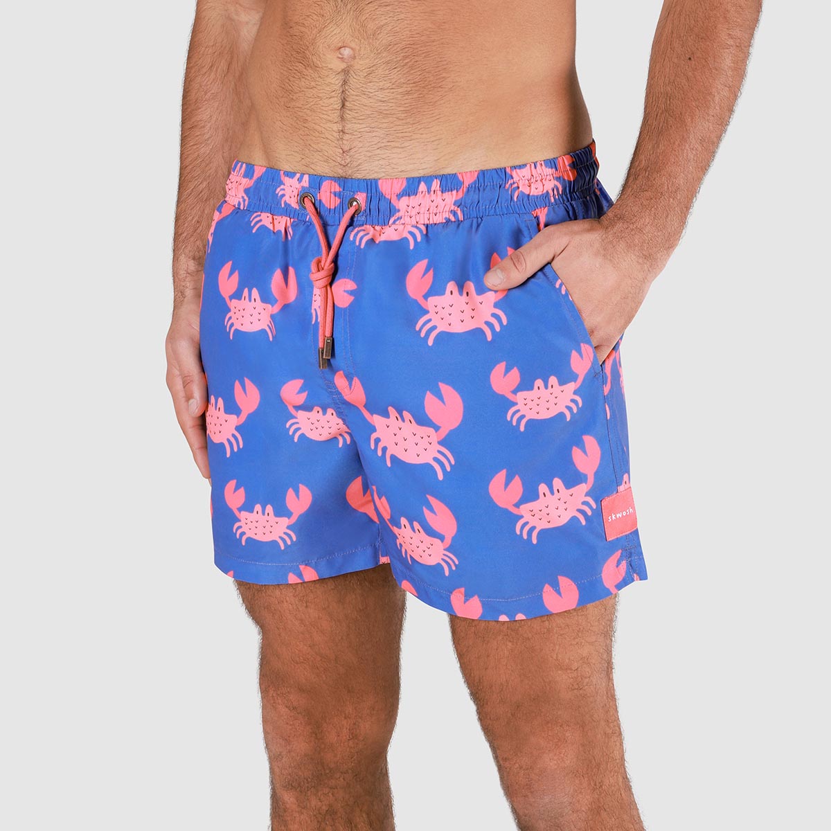 Mr Pinchy Mens Swim Shorts in Navy