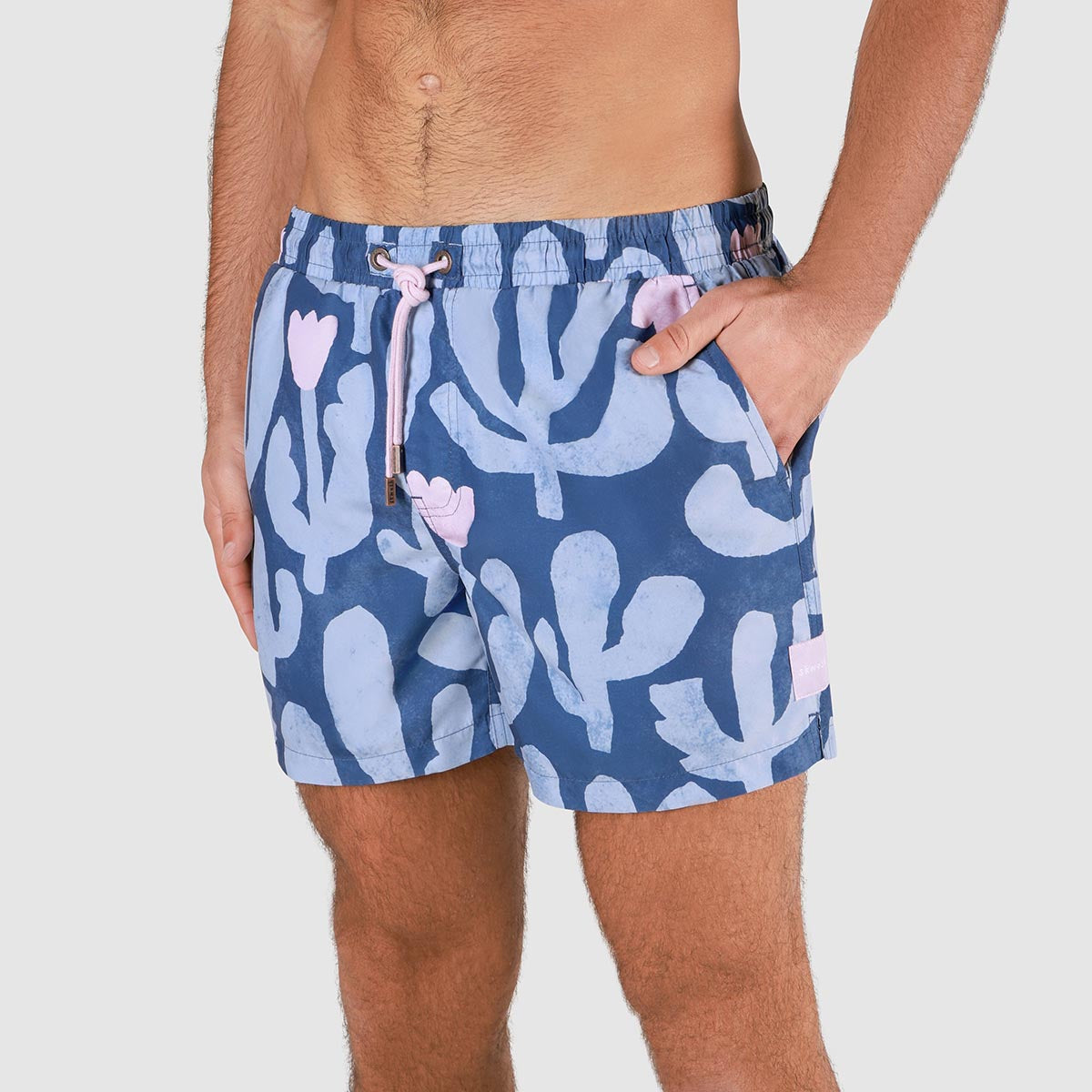 Prickly Business Mens Swim Shorts in Navy