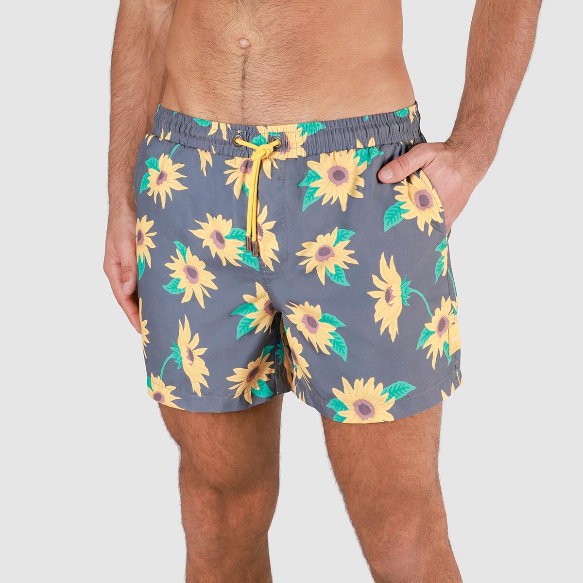Sunny Boy Mens Swim Shorts in Charcoal