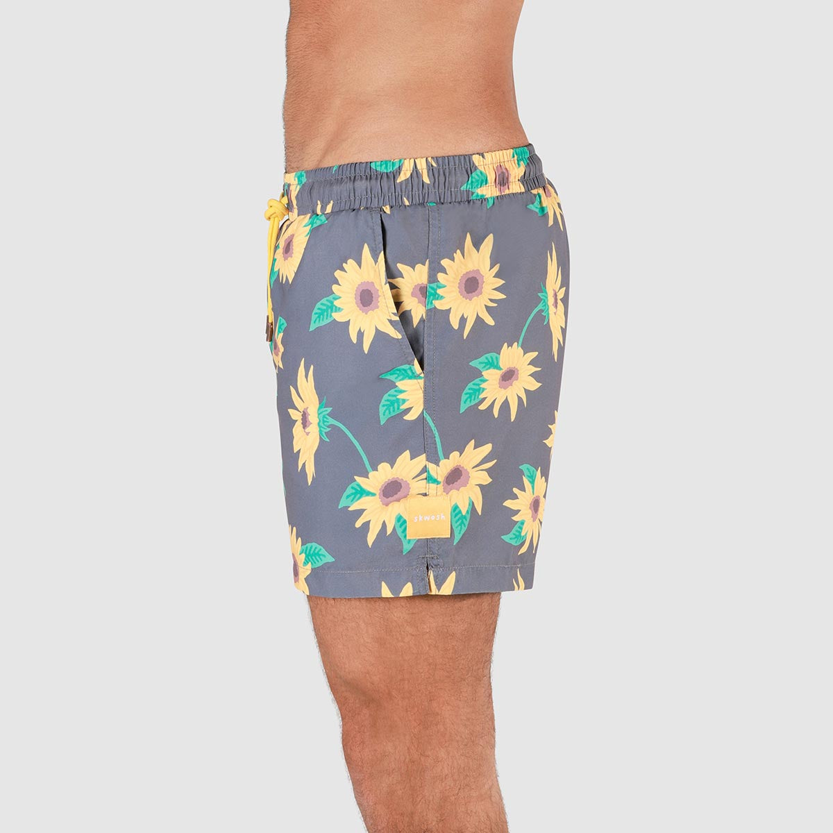 Sunny Boy Mens Swim Shorts in Charcoal
