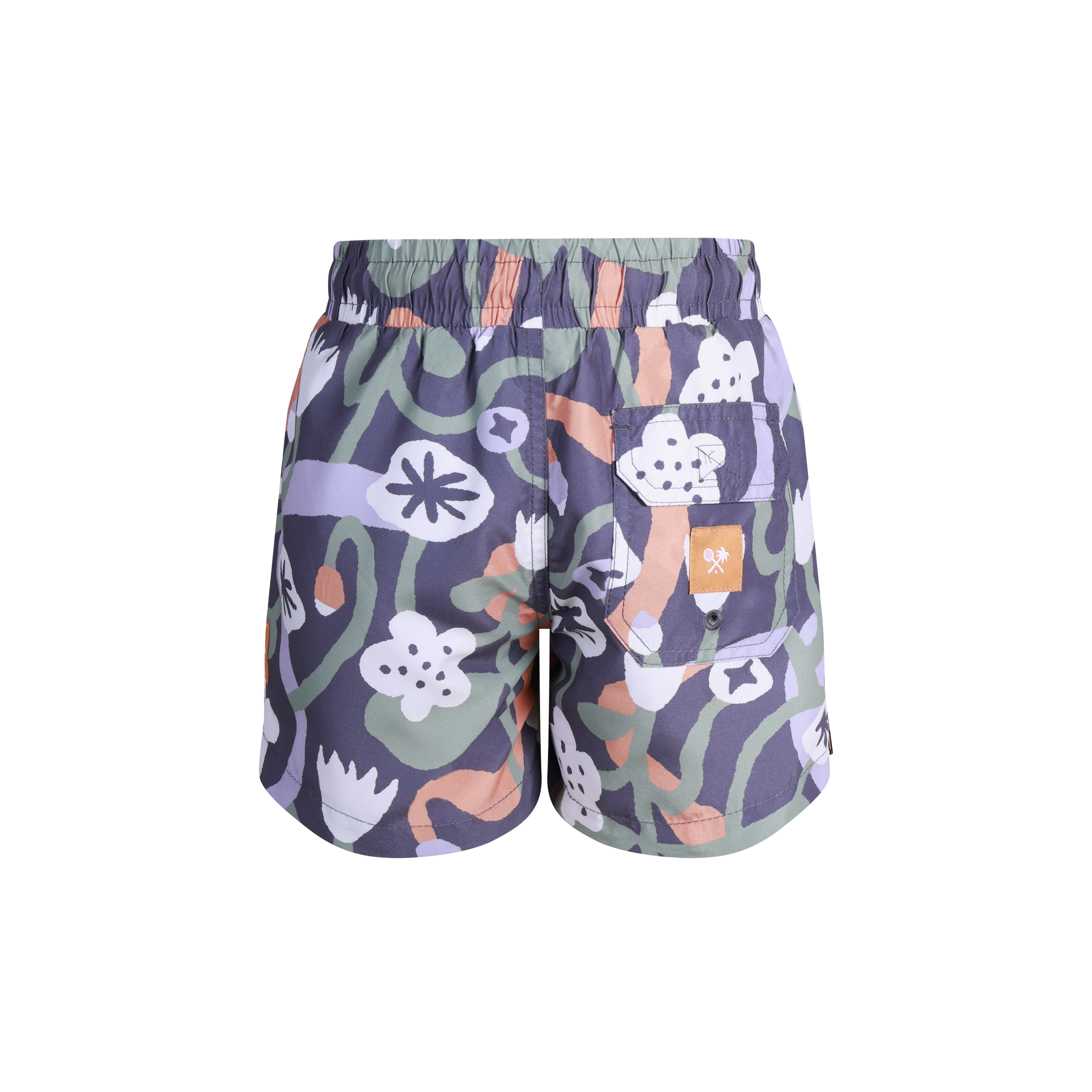 Nan's Backyard Boys Swim Shorts in Navy