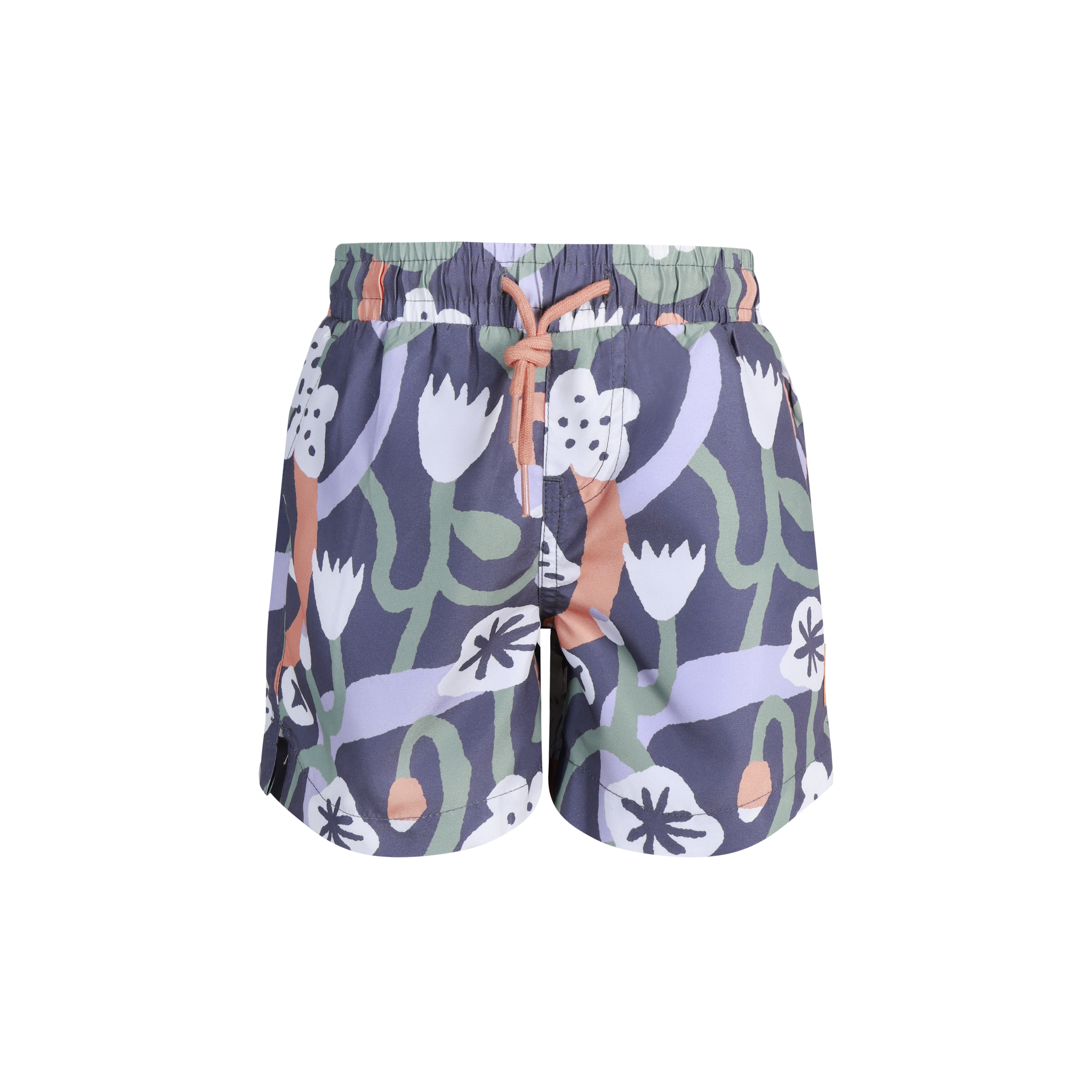 Nan's Backyard Boys Swim Shorts in Navy