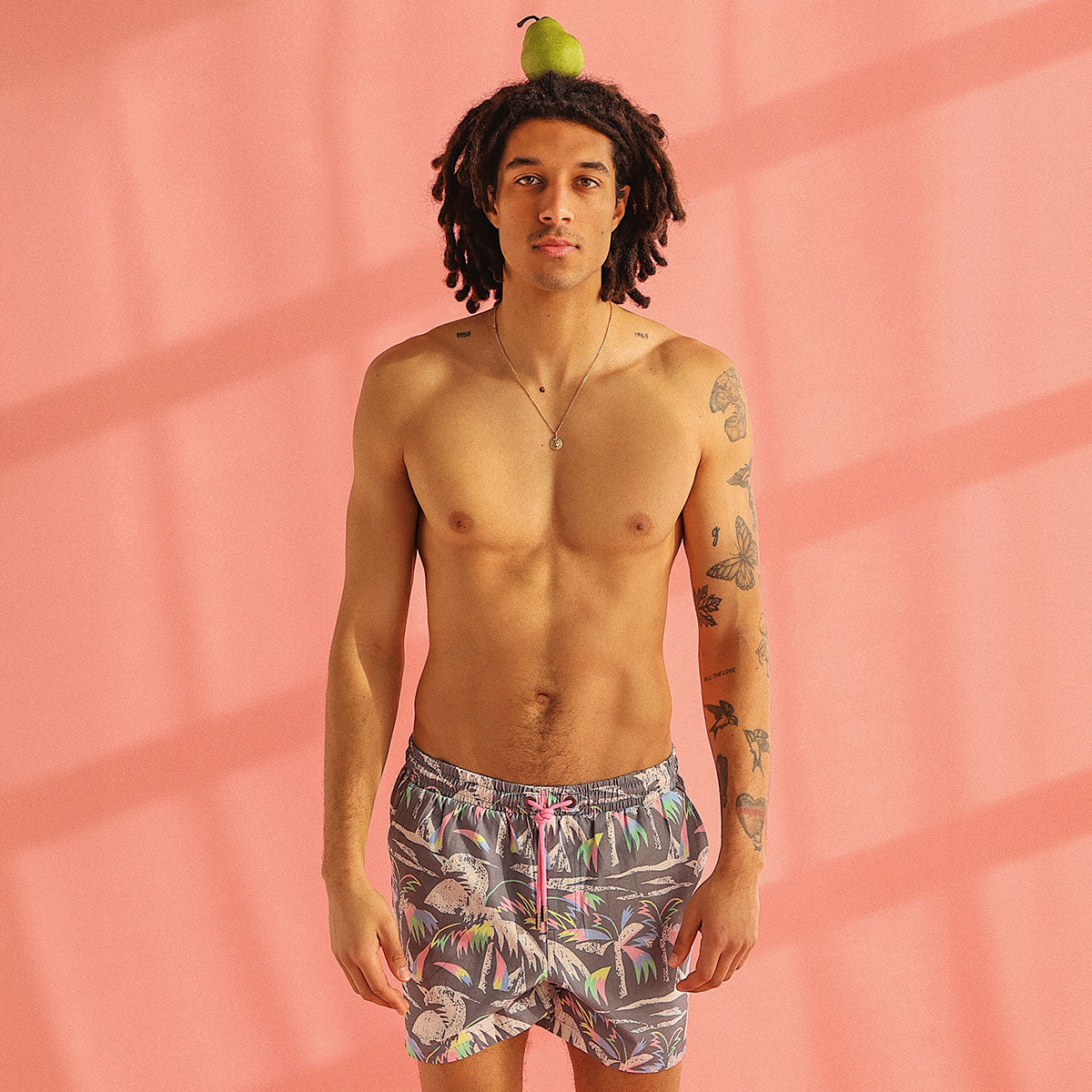 Palm Funday Mens Rad Shorts