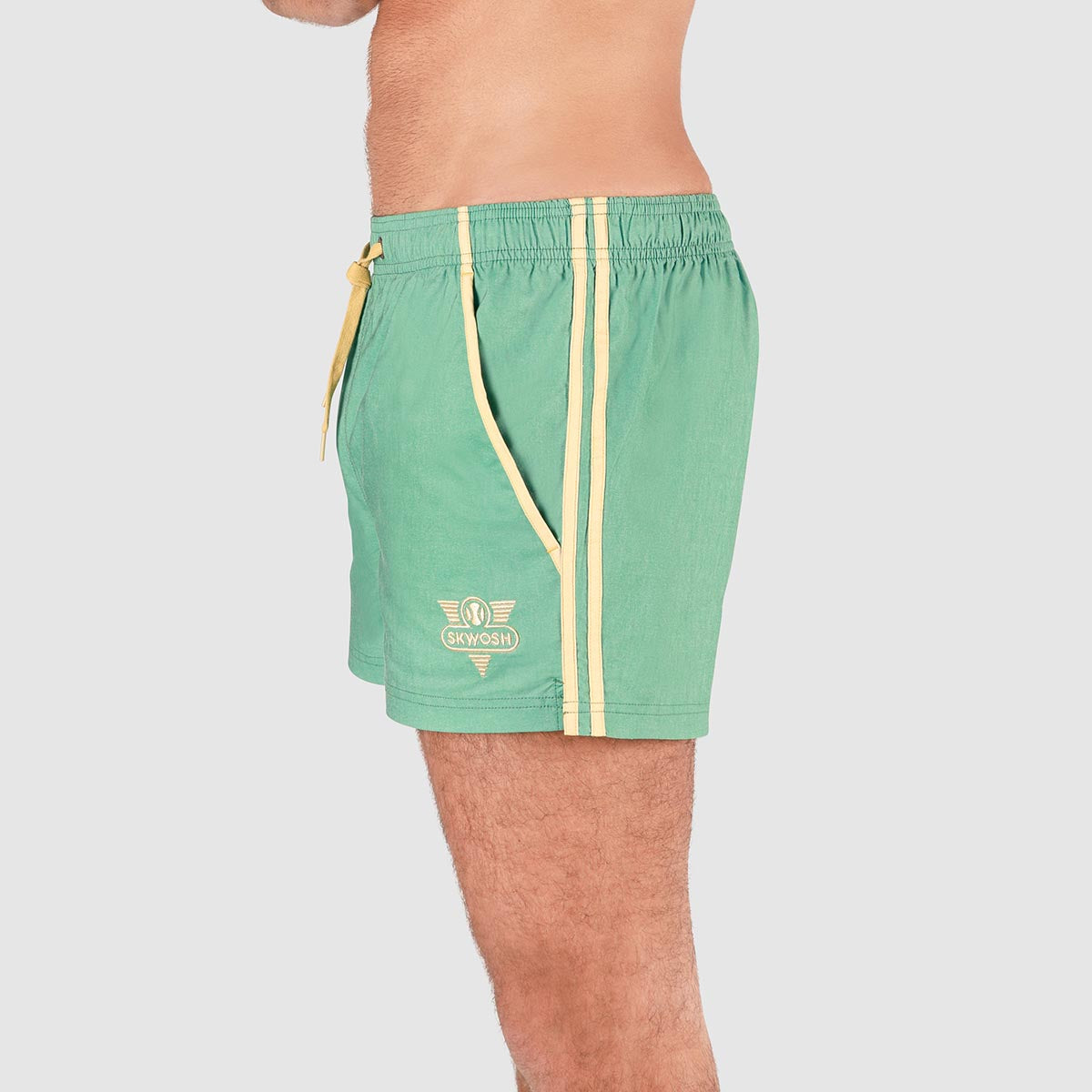 Skwosh Club Mens Shorties in Green
