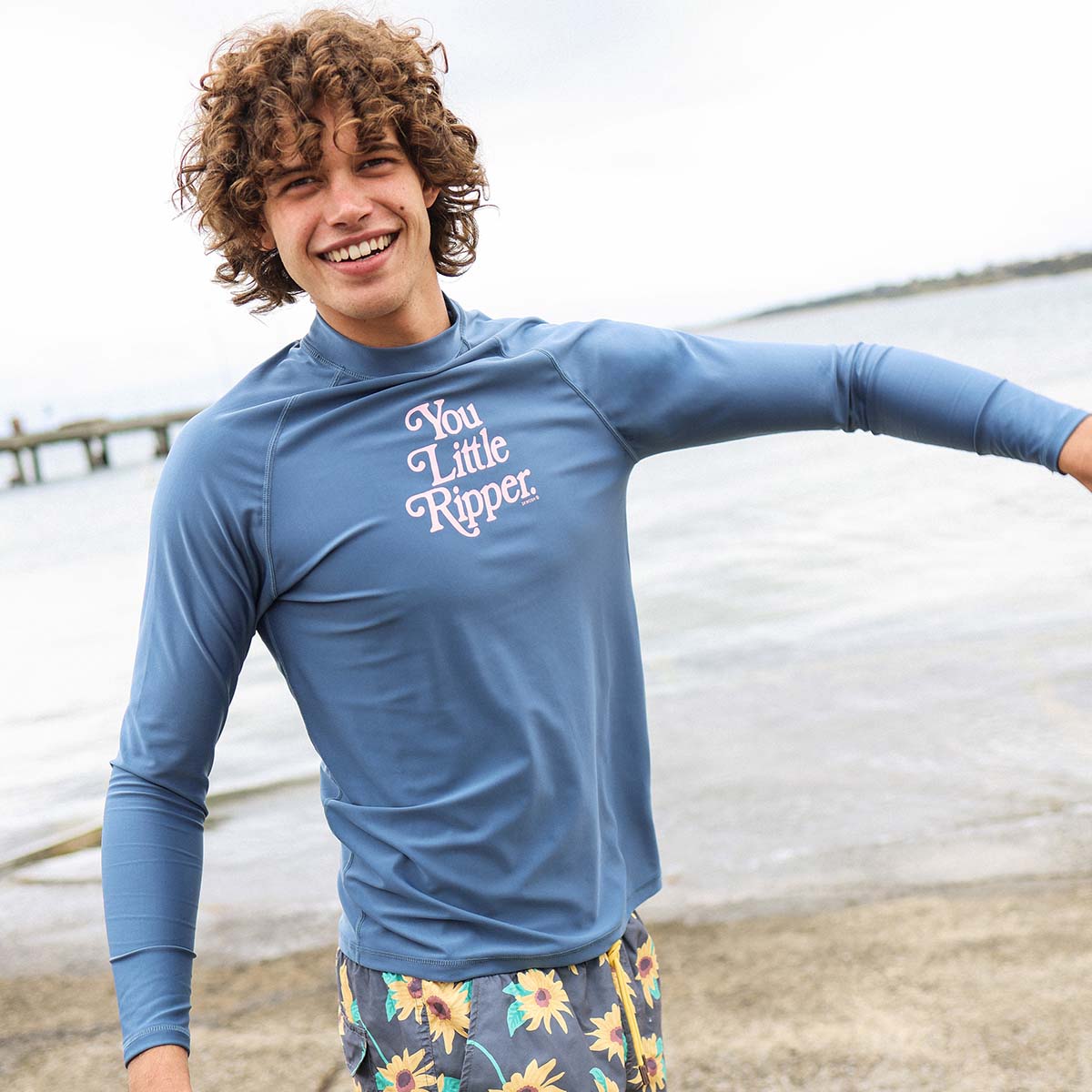 You Little Ripper Rashie in Navy