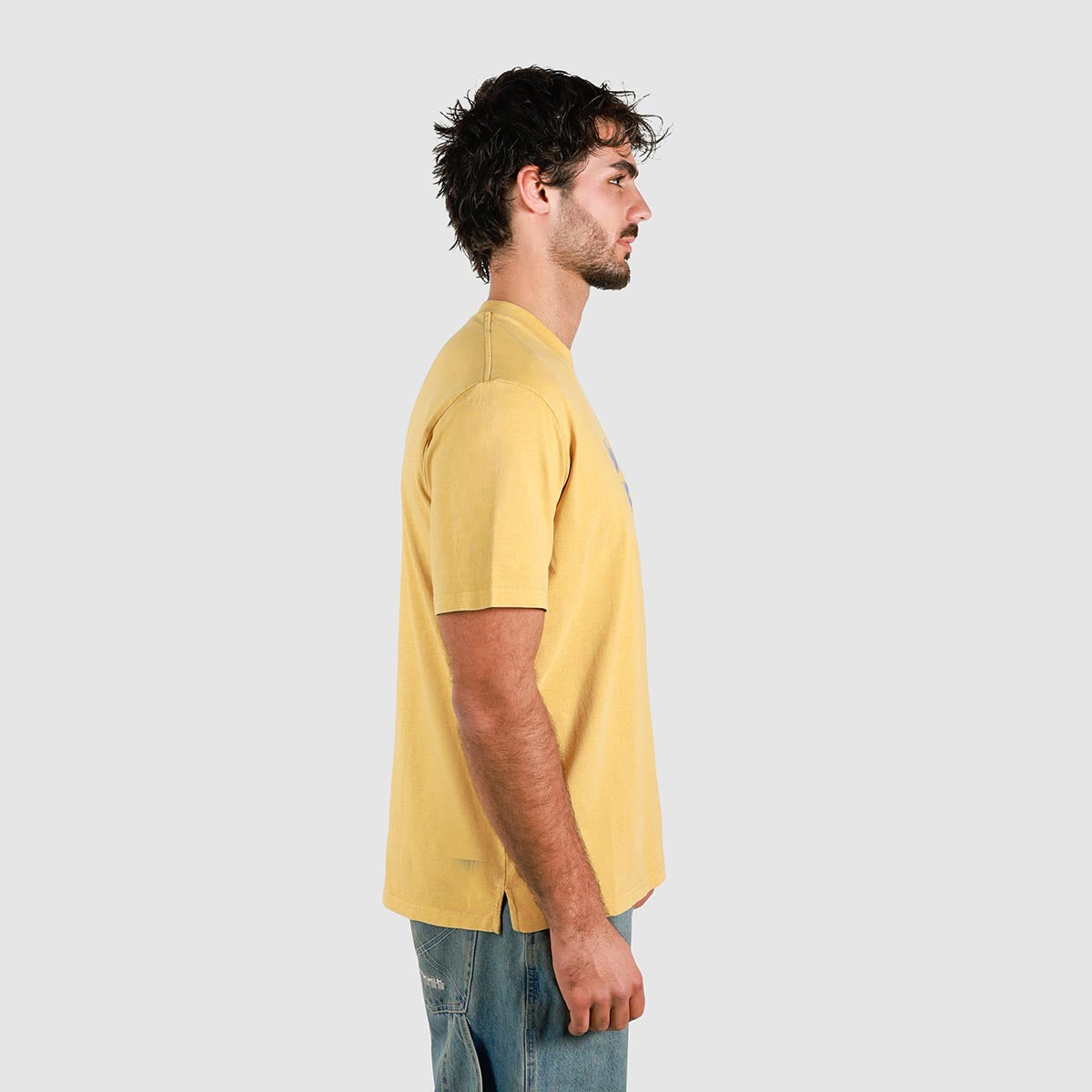 Easy Tiger Slang Tee in Mustard