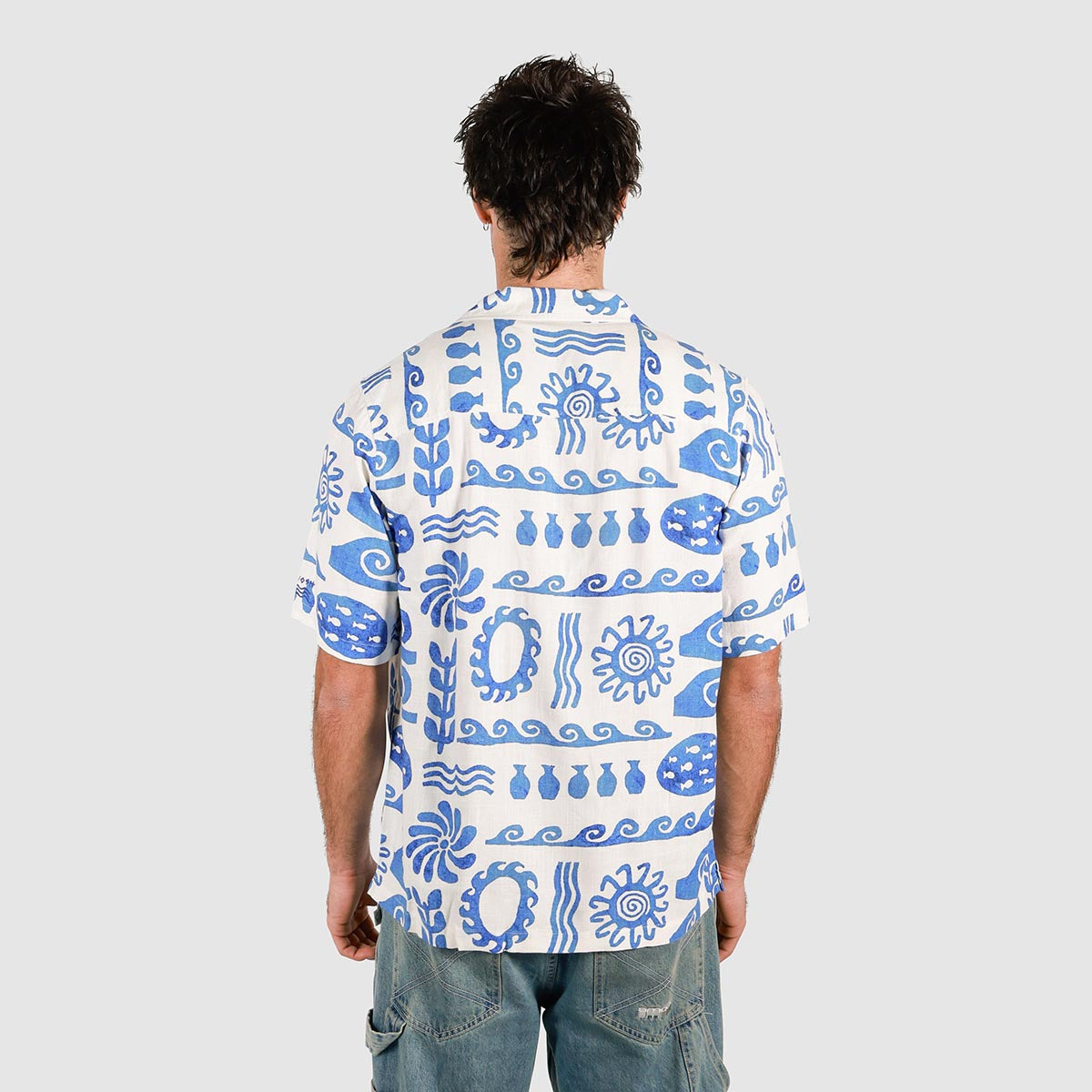 Greek Yoghurt Holiday Shirt in White