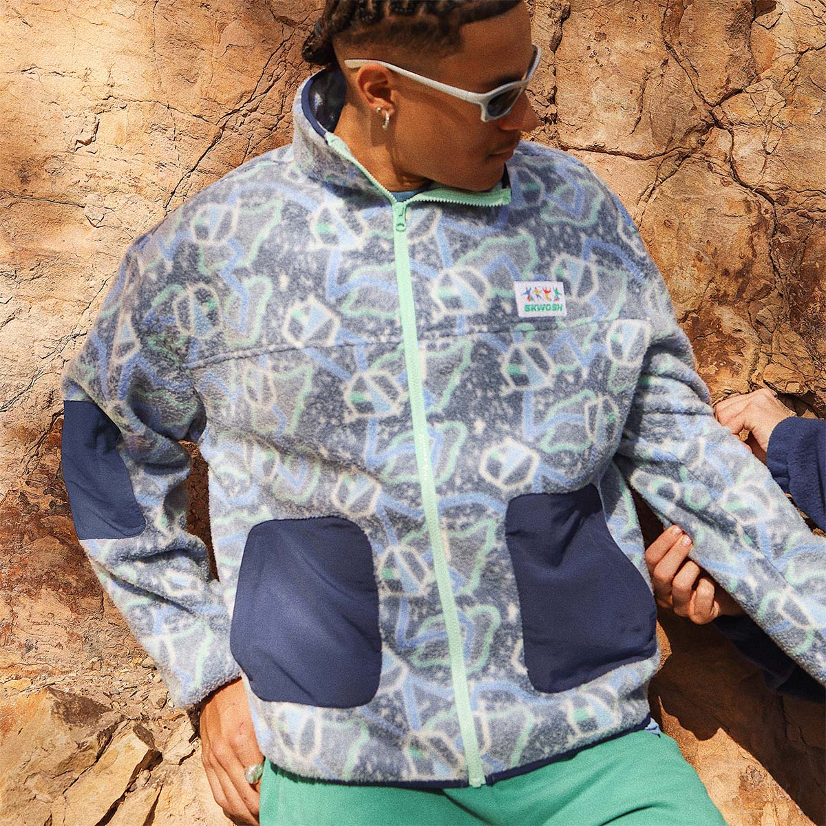 Saved By The Bell Polar Fleece Utility Jacket