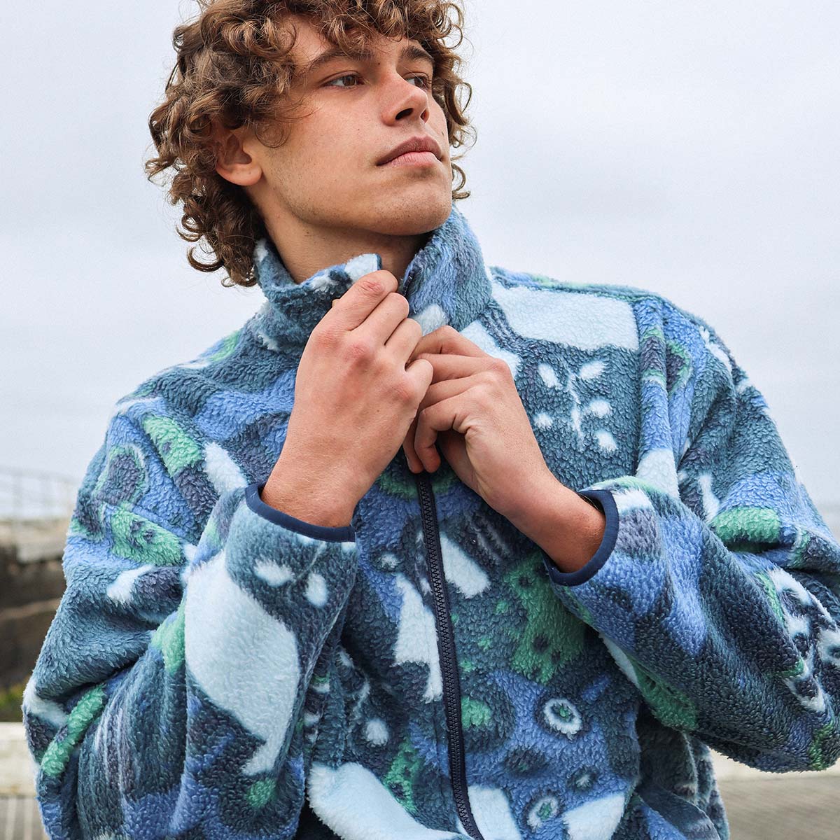 Shady Beaches Polar Fleece Jacket