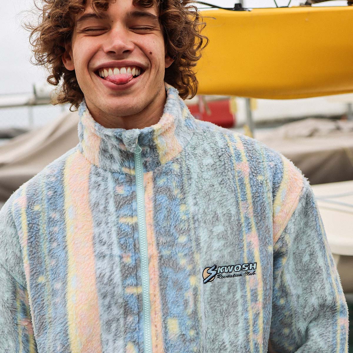 Swayze Stripe Polar Fleece Jacket