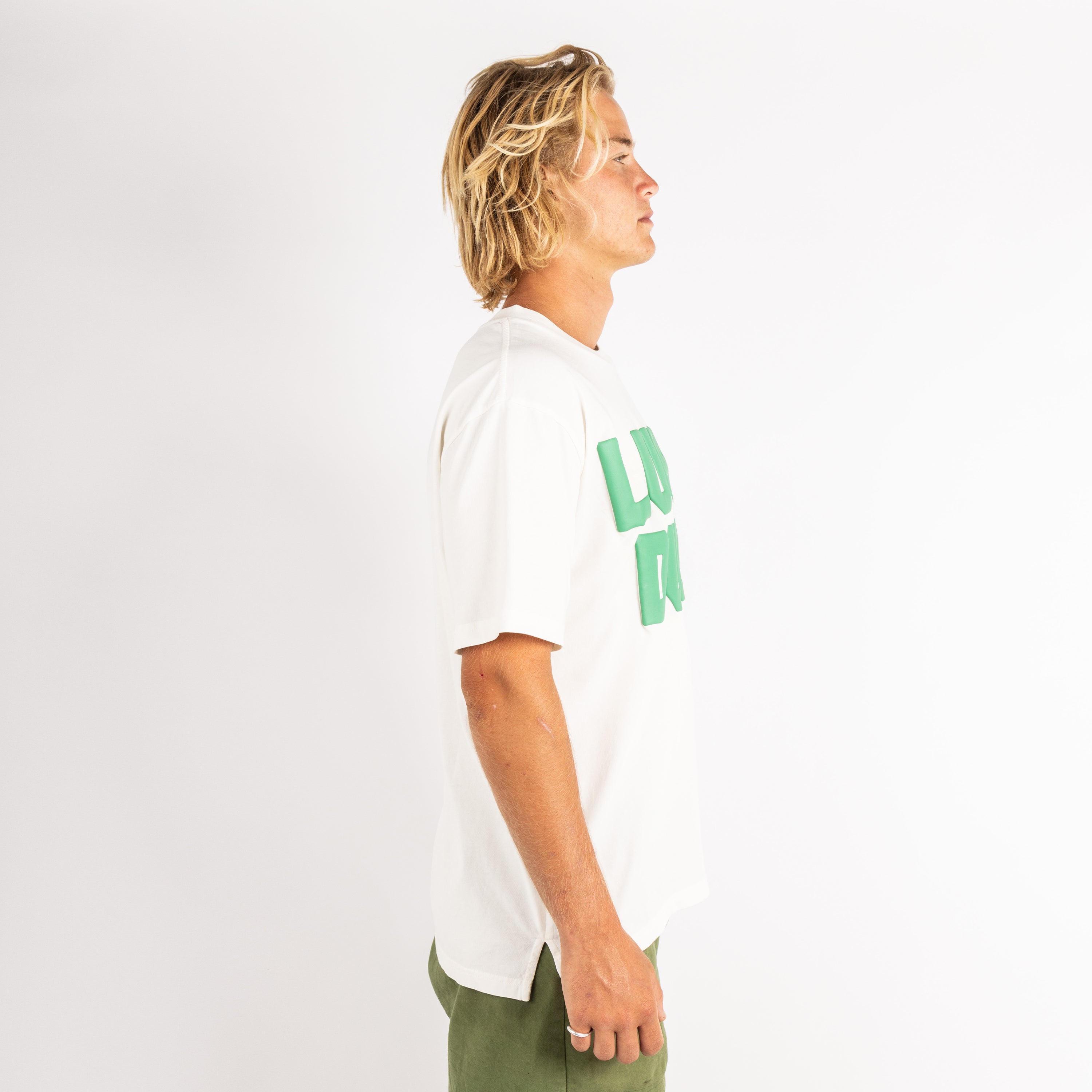 Lucky Duck Slang Tee in White