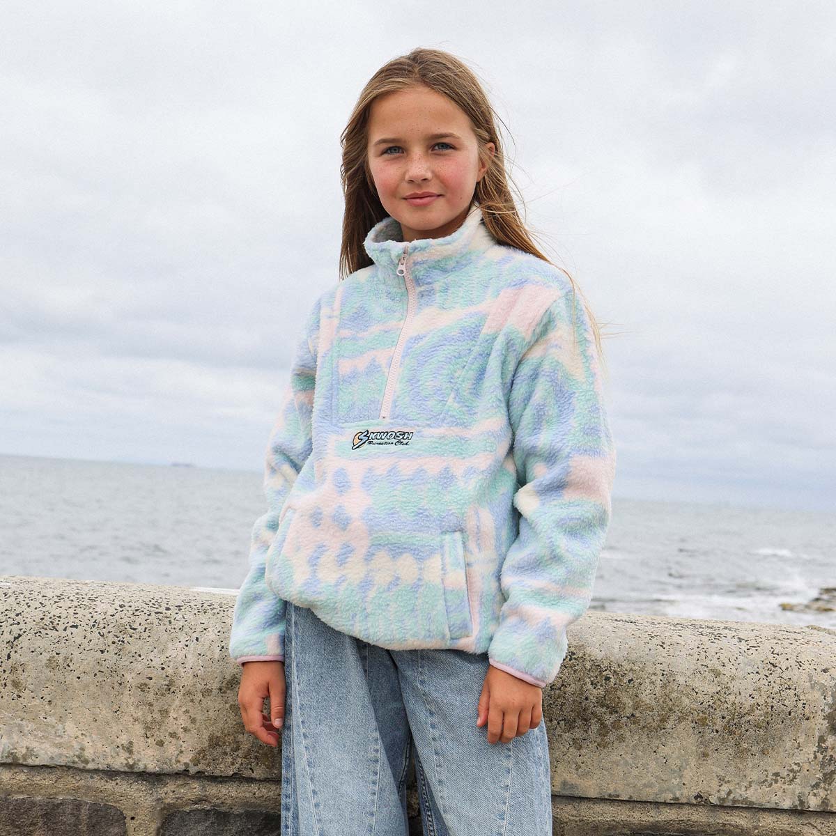 Chilladelphia Kids Polar Fleece Half Zip