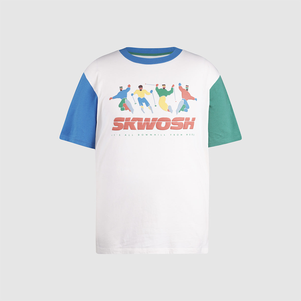 All Downhill Colour Blocked Tee