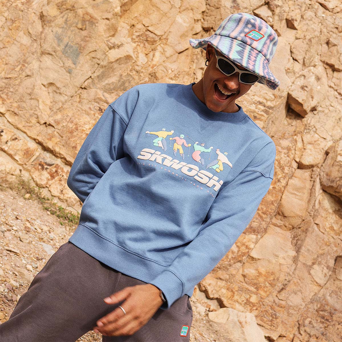 All Downhill Crew Neck Sweat