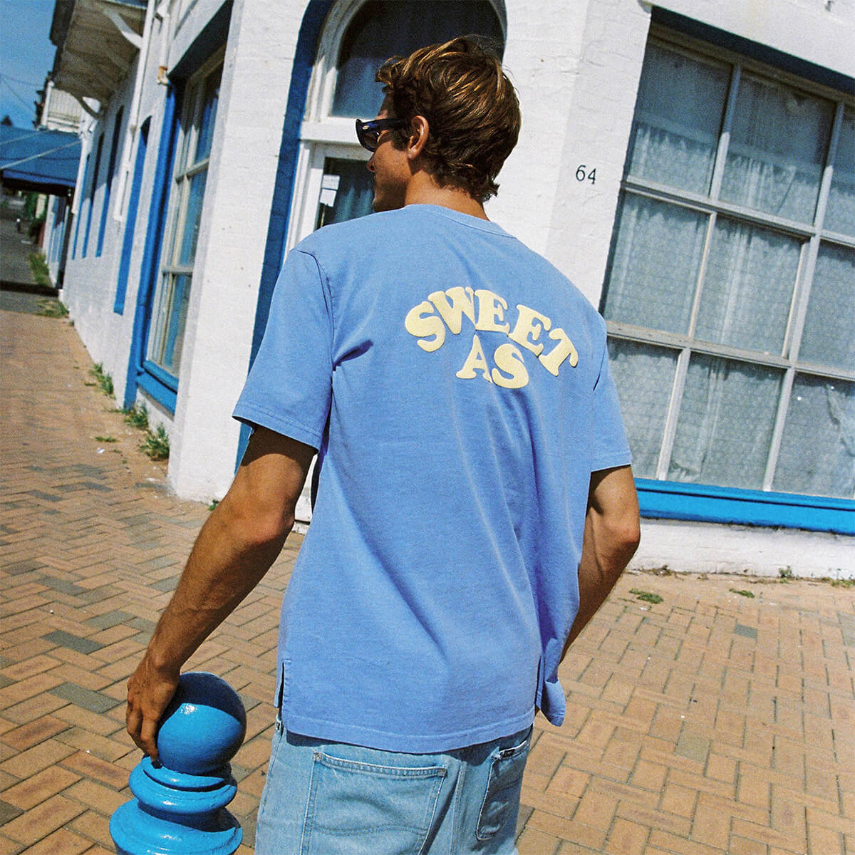 Sweet As Slang Tee in Blue