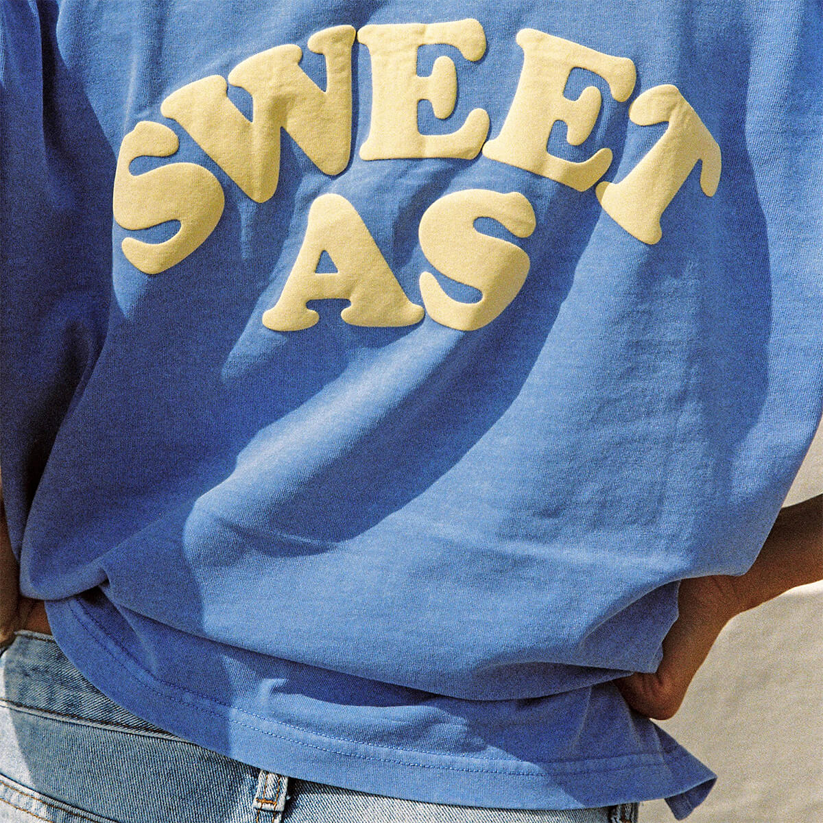 Sweet As Slang Tee in Blue