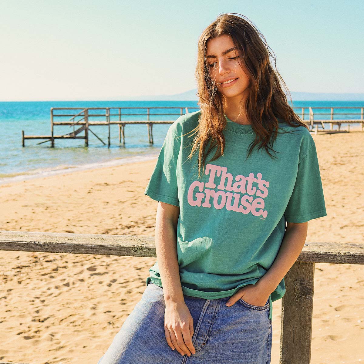 That's Grouse Slang Tee in Green