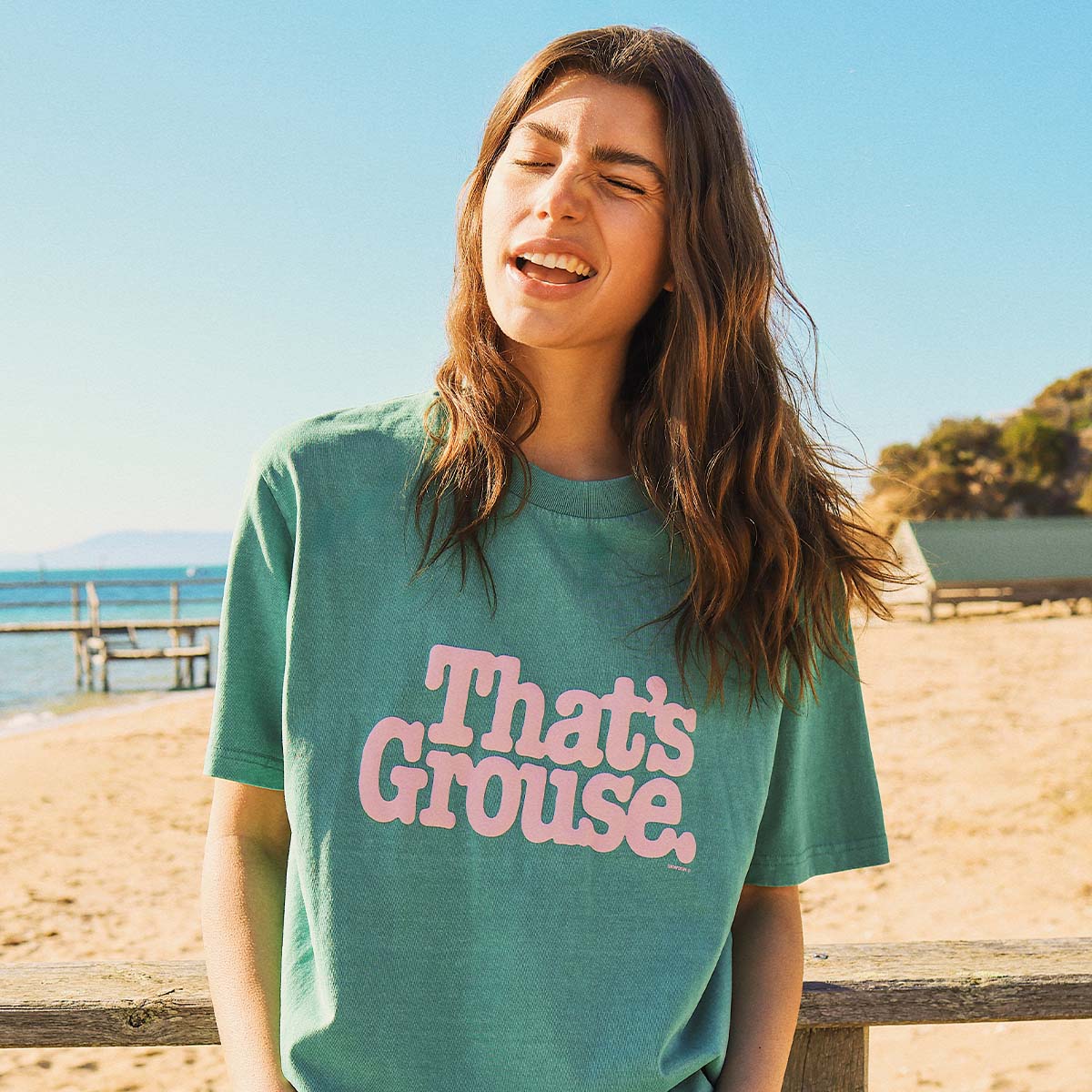 That's Grouse Slang Tee in Green