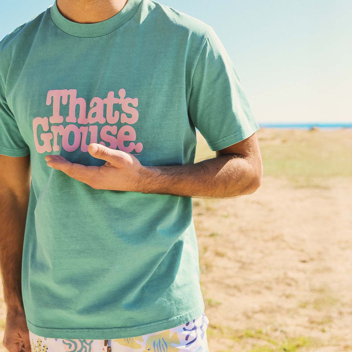 That's Grouse Slang Tee in Green