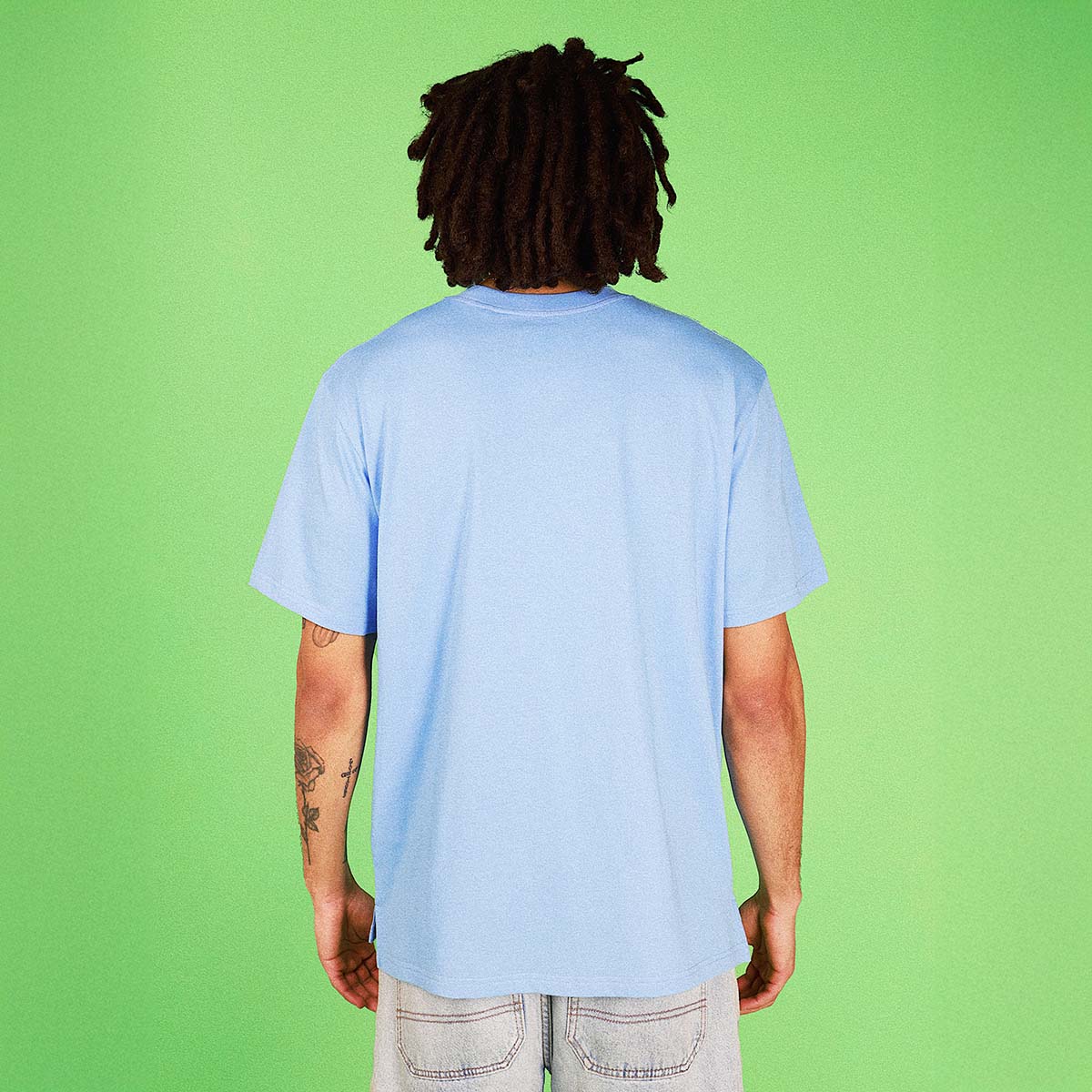 Yeah Nah Slang Tee in Blue