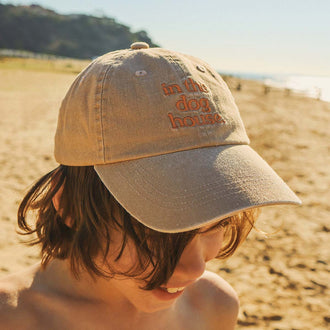 Dog House Kids Cotton Cap in Brown