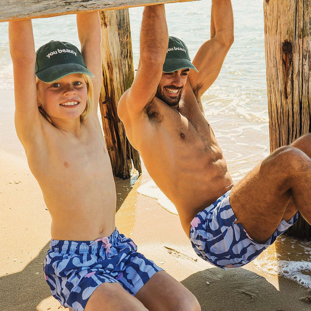 Prickly Business Boys Swim Shorts in Navy