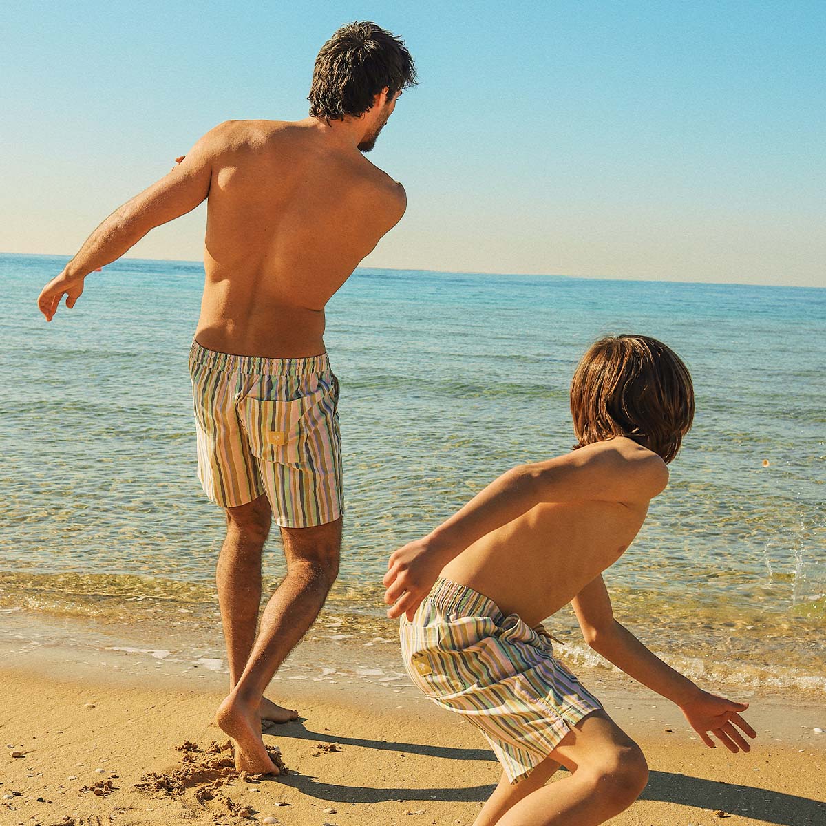 Clinkers Everyday Shorts in Multi Stripe