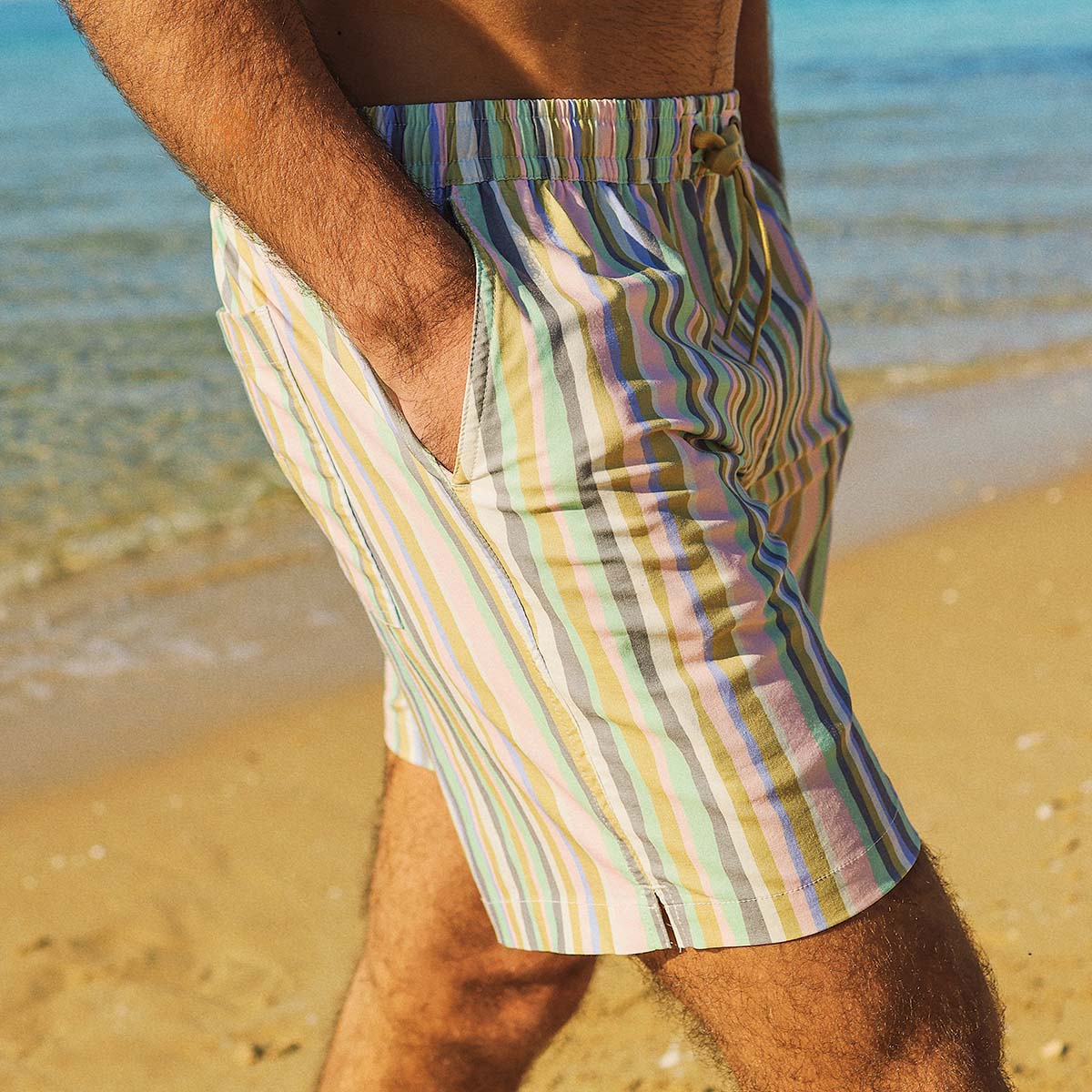 Clinkers Everyday Shorts in Multi Stripe