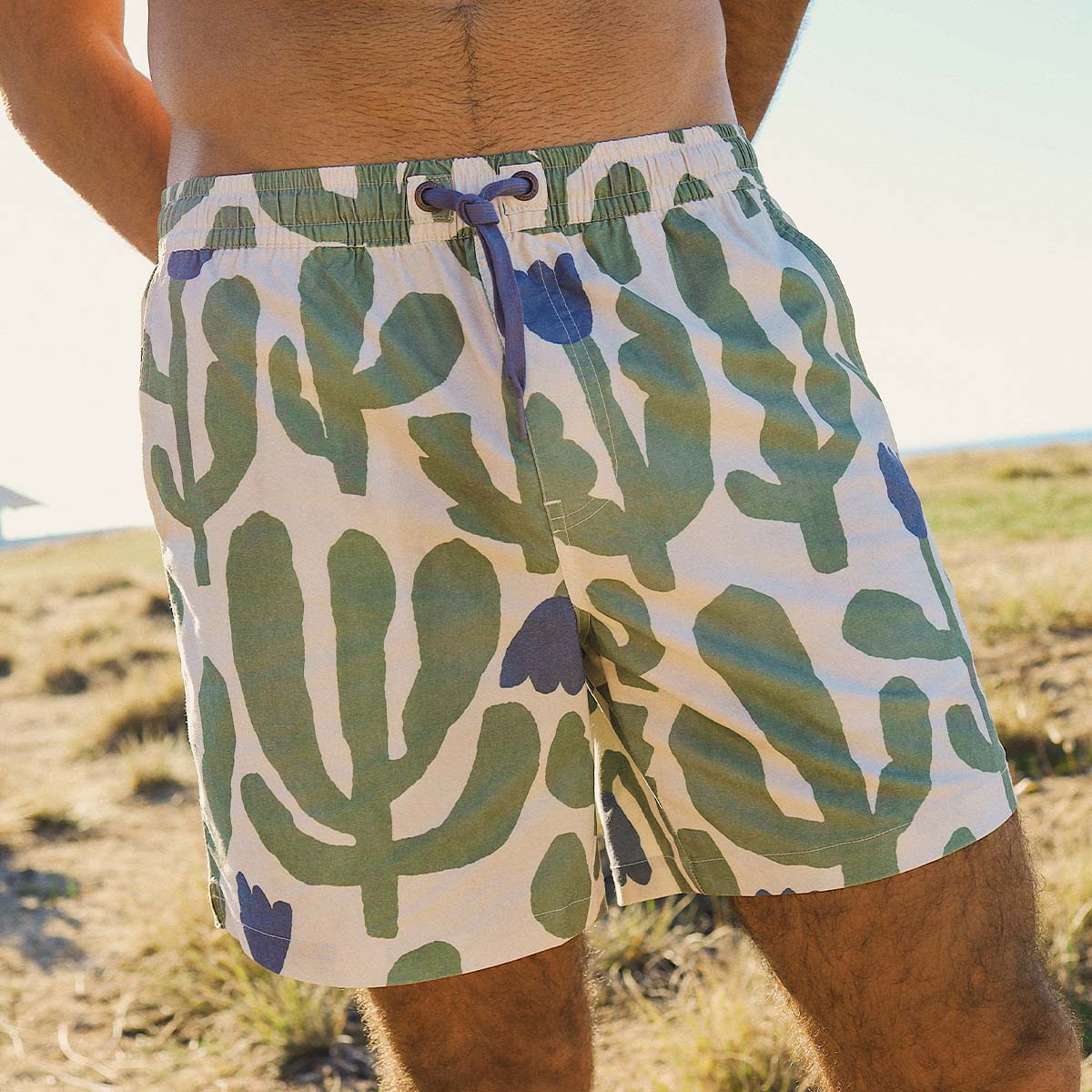 Pablo Prickles Everyday Shorts in Ecru