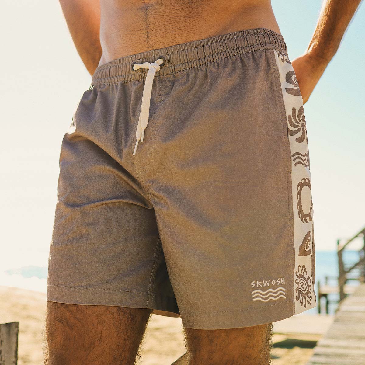 Spiced Mocha Everyday Shorts in Brown