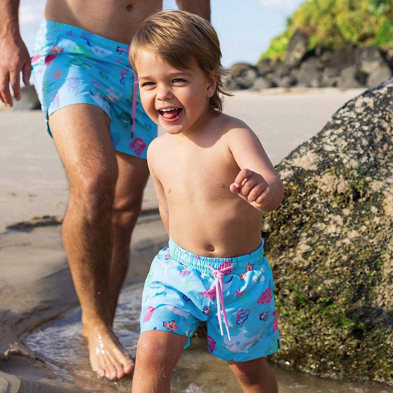 Great Barrier Reef 2.0 Jnr Swim Shorts Skwosh