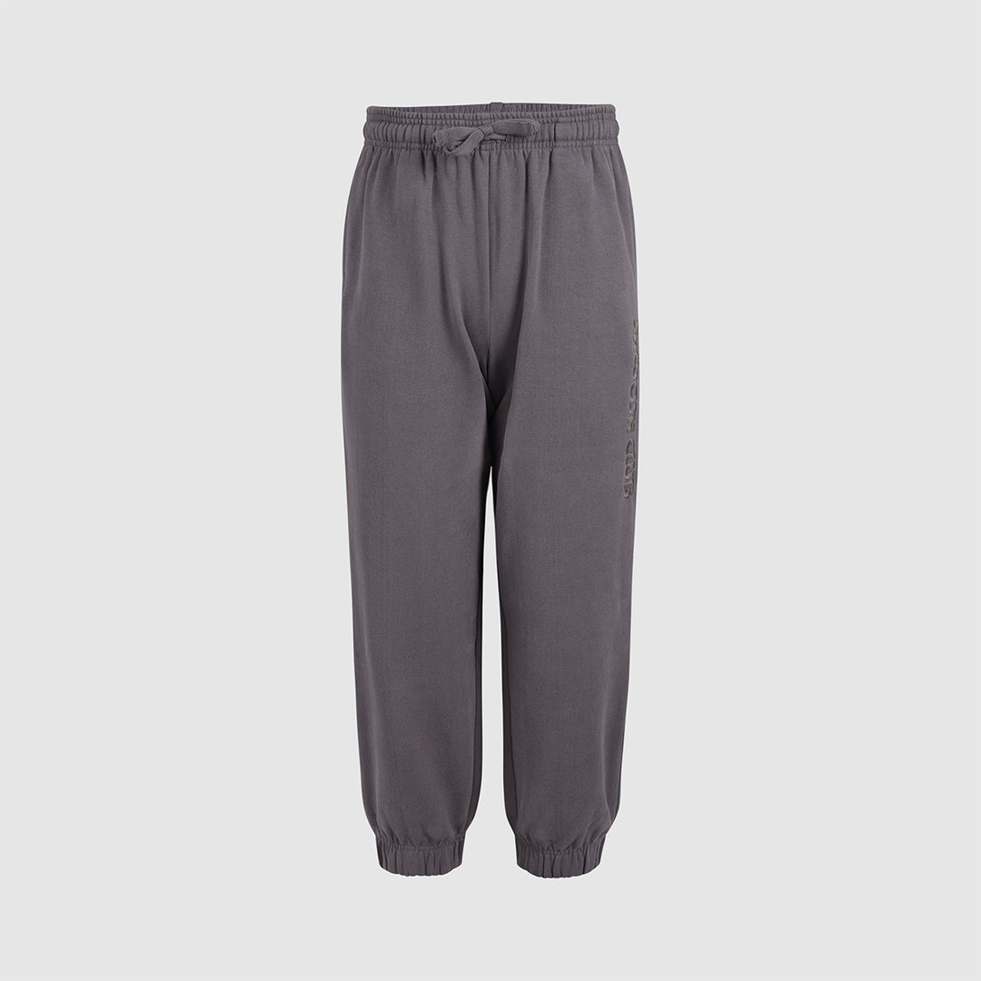 Kids Track Pant in Charcoal