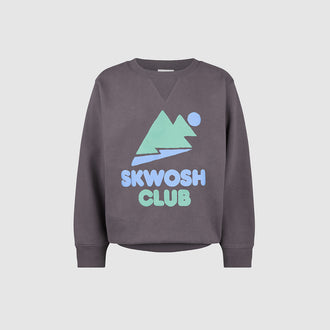 Kids Crew Neck Sweat in Charcoal