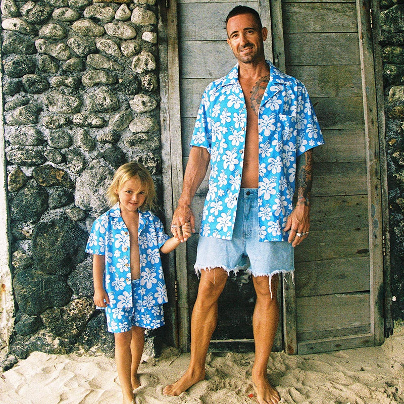Aloha Broha Jnr Short Sleeve Shirt - Matching Father-Son Tropical Shirt  Design – Skwosh