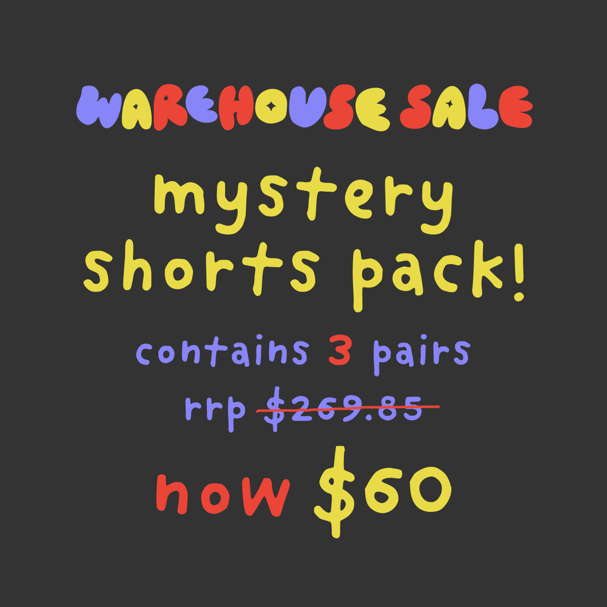 Mystery Shorts Pack!