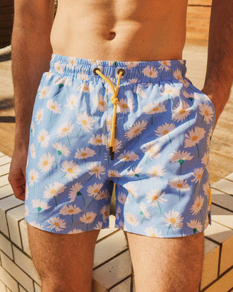 Daisy Baby Men's Eco Swim Shorts in Light Blue