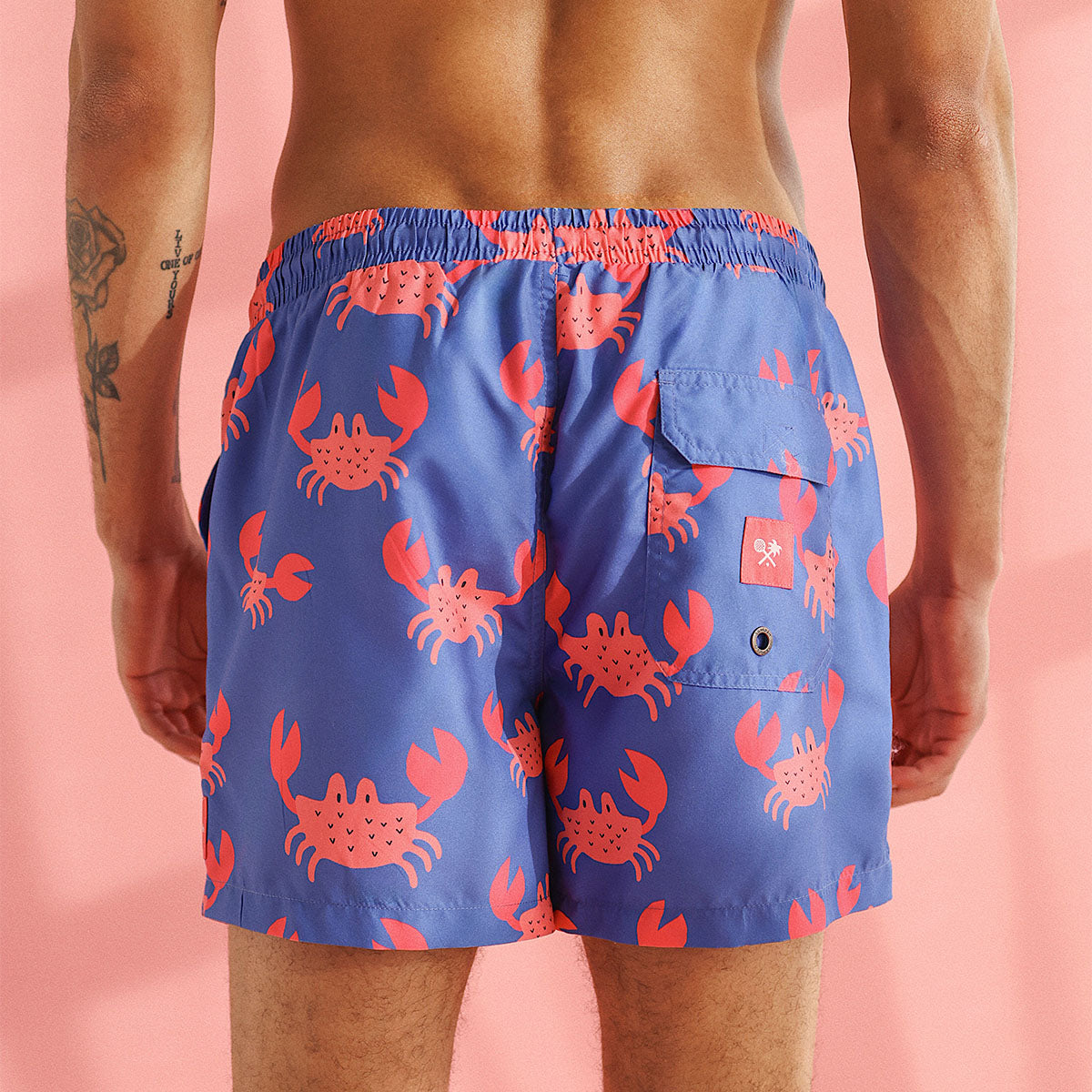 Mr Pinchy Mens Swim Shorts in Navy