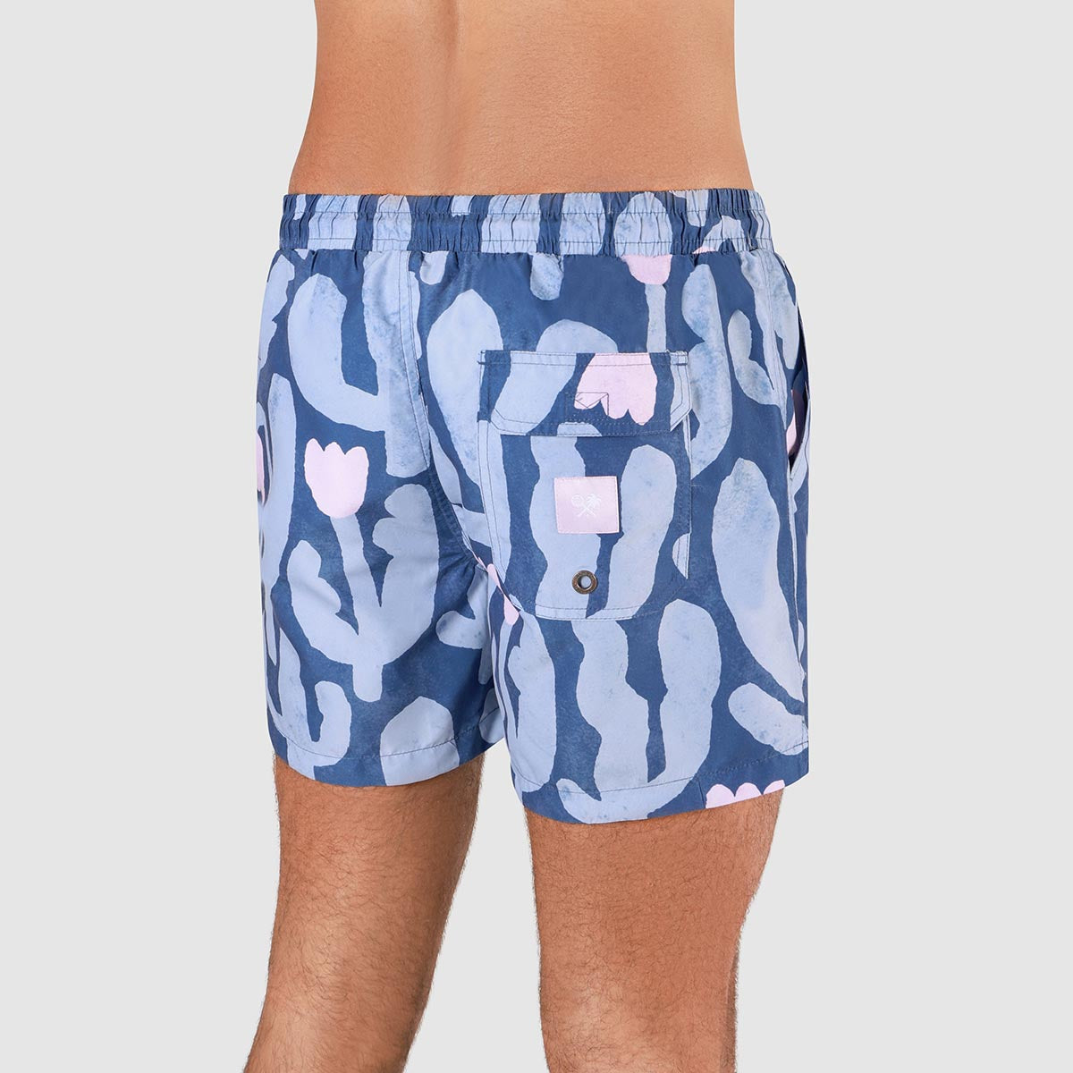 Prickly Business Mens Swim Shorts in Navy