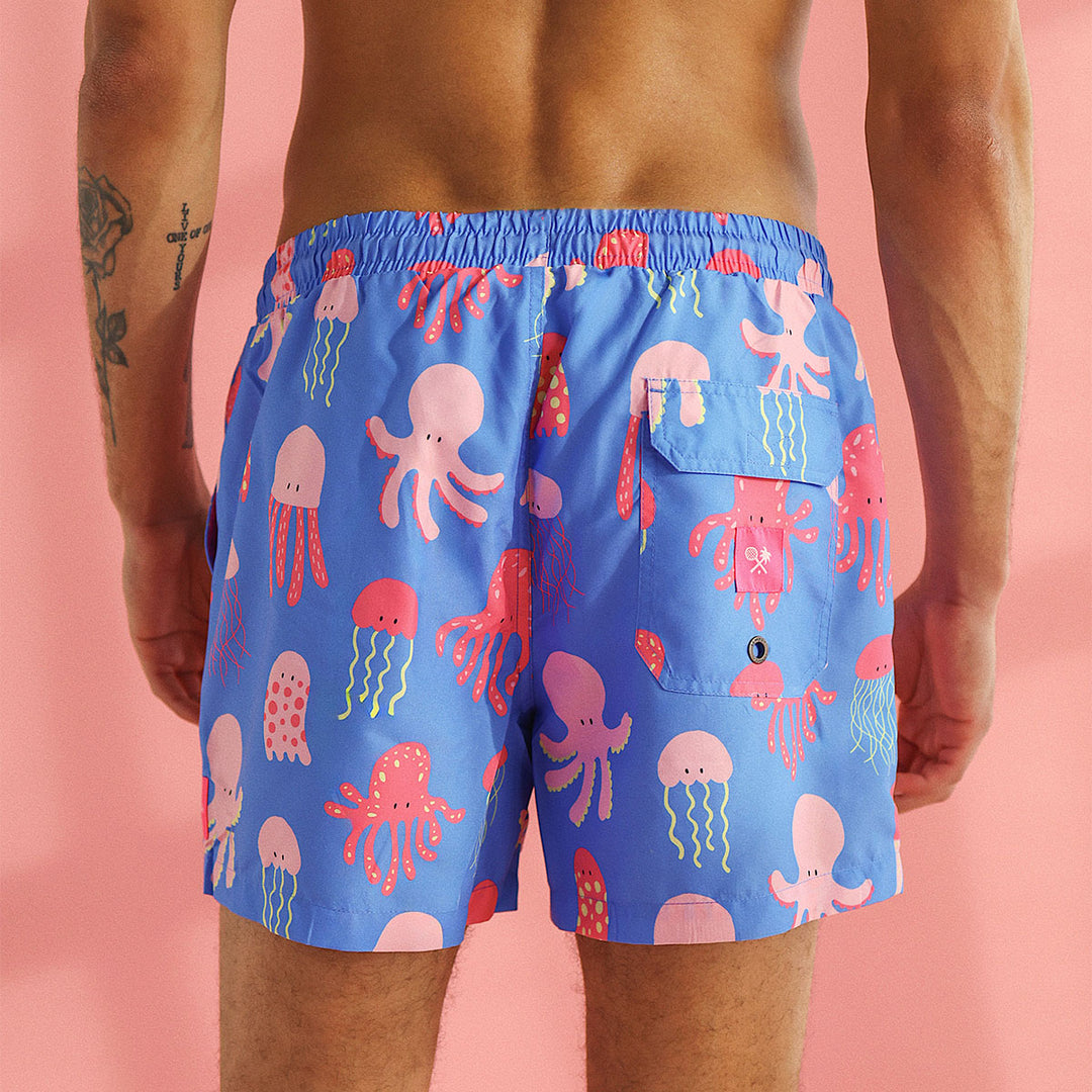 So Jelly Mens Swim Shorts in Royal Blue