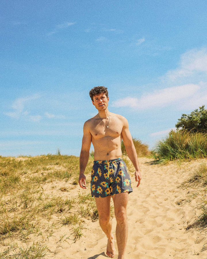 Sunny Boy Mens Swim Shorts in Charcoal