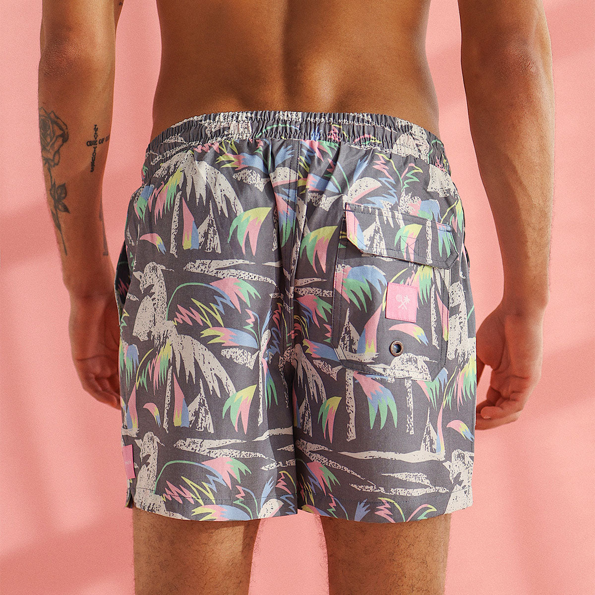 Palm Funday Mens Rad Shorts
