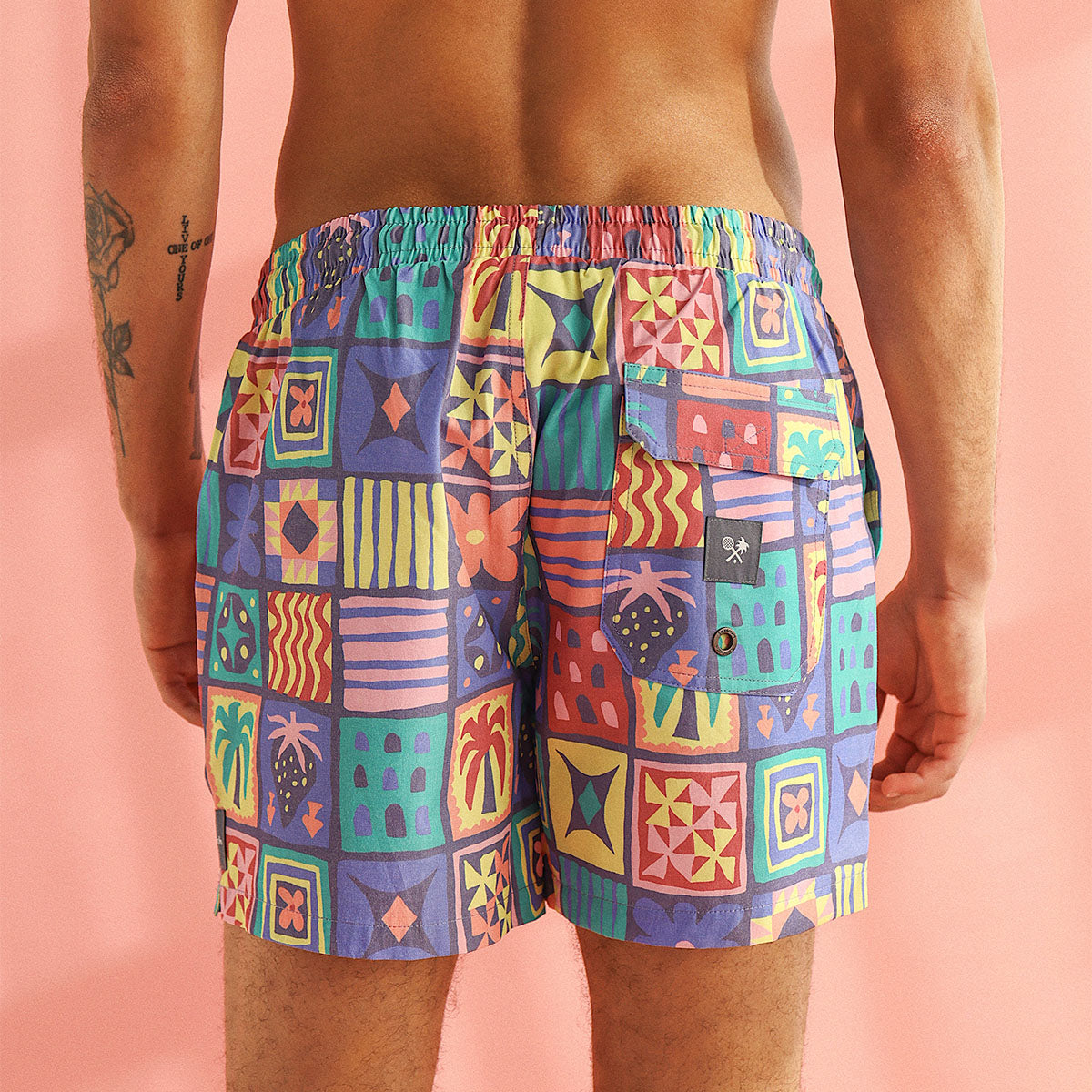 Tropical Tarot Mens Rad Shorts