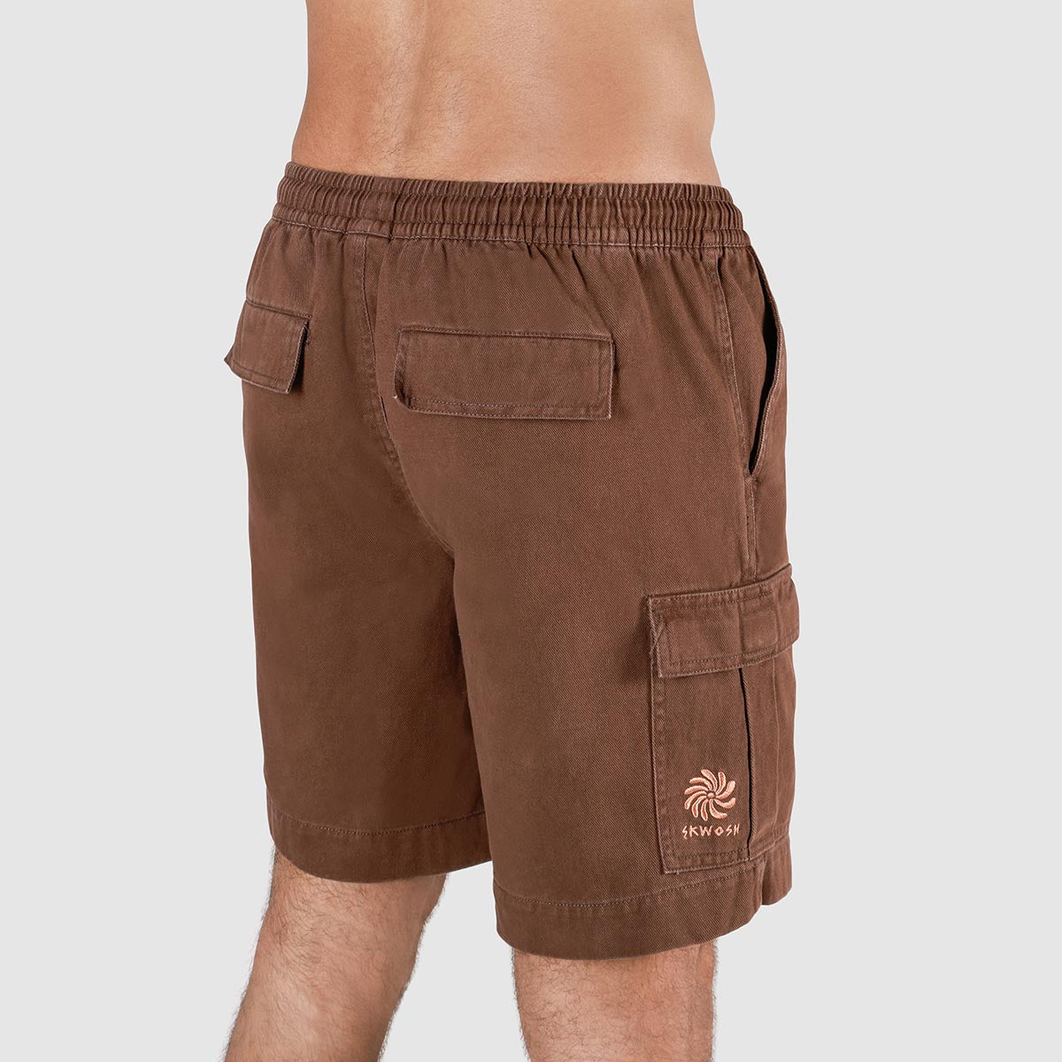 Utility Shorts in Brown
