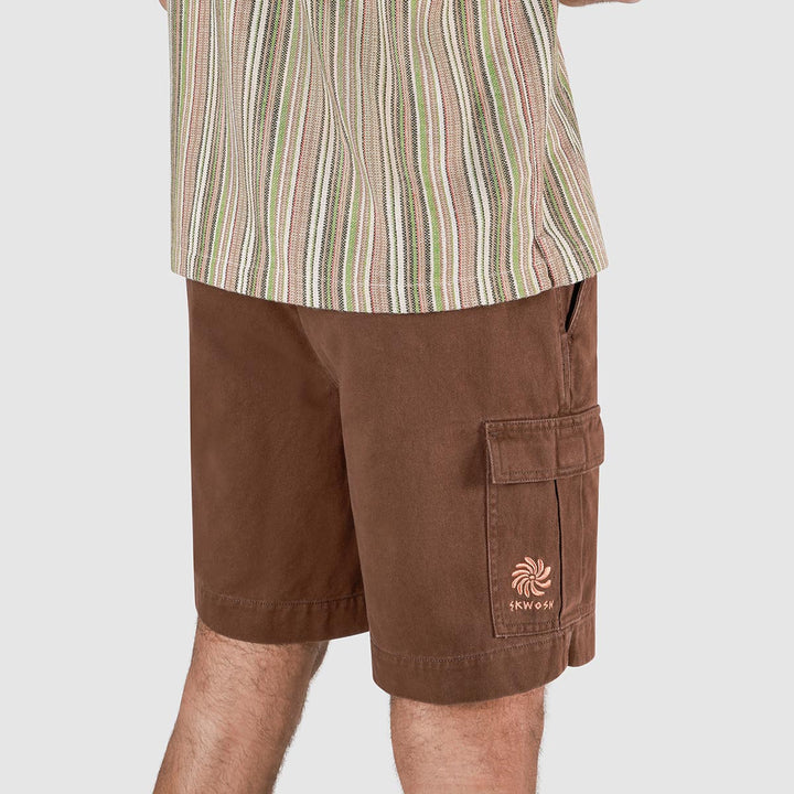 Utility Shorts in Brown