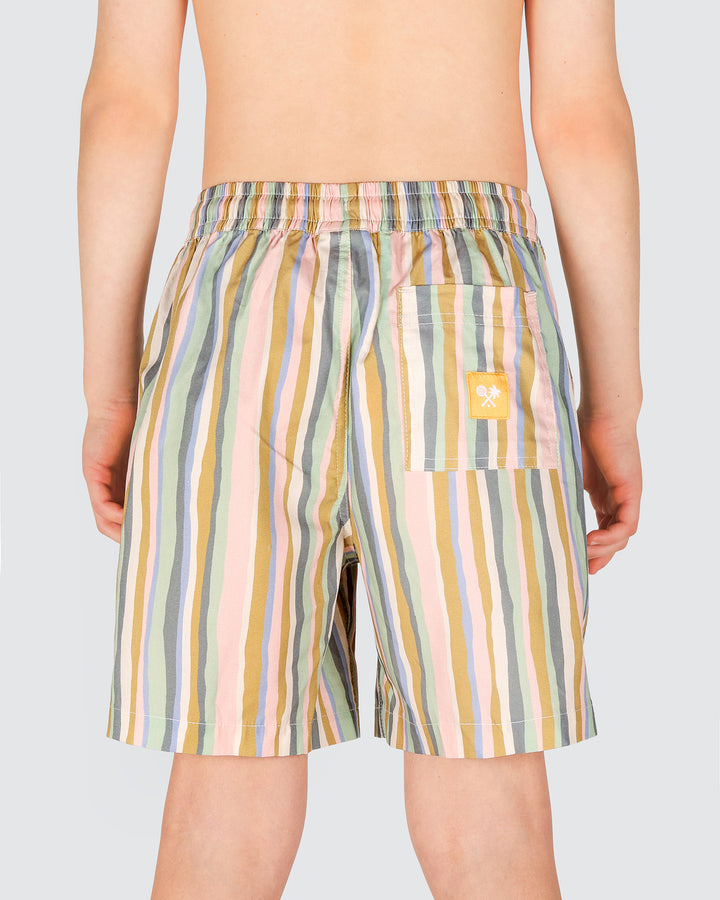 Clinkers Boys Everyday Shorts in Multi Stripe